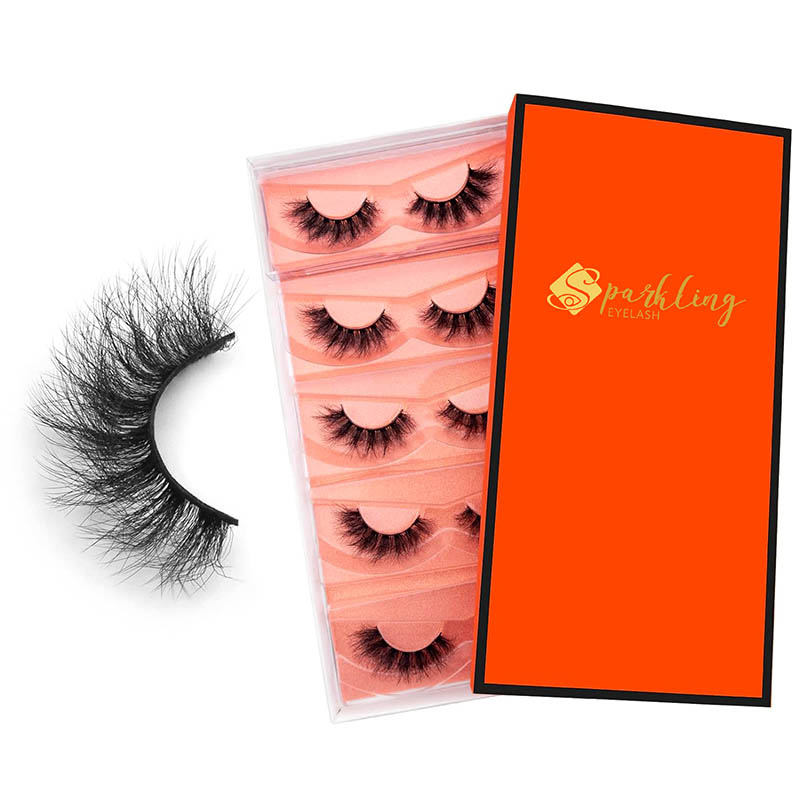 6D Fluffy Wispy চোখের দোররা স্ট্রিপ দোররা